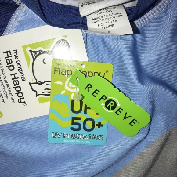 New Boys Flap Happy Bathing Suit Set-Size 6 (Top/Bottom) - Picture 7 of 7